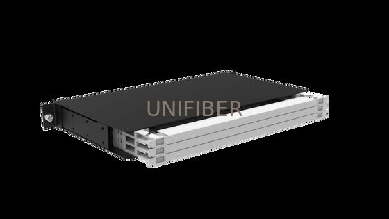 High Density Fiber Optic Distribution Patch Panel with Pre-Terminated Modular Tray
