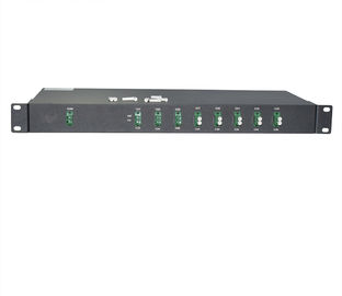 16/18 Channel Wavelength Division Multiplexer Single / Dual Fiber Rack Mounted DWDM Mux